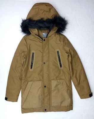 Asos Snow Jacket Womens XXXS Girls Teens Fur Hood Insulated Ski Snowboard Coat - Image 1 of 4