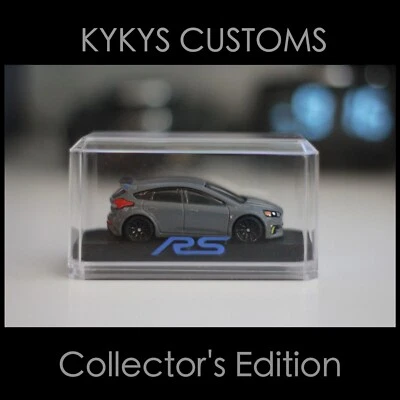 KYKYS Edición Coleccionista - Ford Focus RS Hot Wheels en gris sigiloso* Foto 1 de 4