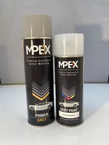 Vernice Spray Ford Frozen Bianca 7VTA Aerosol 400ml Lattina 1K e Primer Grigio - Foto 1 di 11