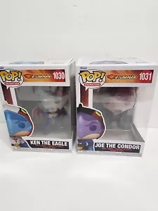 Funko Pop Animation Gatchaman Joe The Condor and Ken the Eagle Lot. # 1030 1031 - Picture 1 of 1