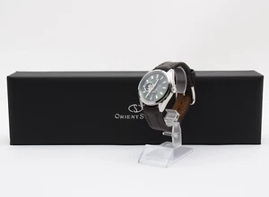 [EXCELLENT+5 /BOX] Orient Star WZ0121DK Green Semi Skeleton Automatic Mens Watch - Picture 1 of 19