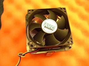 Disipador térmico de aluminio AVC AMD AM2 con ventilador ventilador ventilador de 3,14" con conector de 3 pines de 3 pines - Imagen 1 de 6