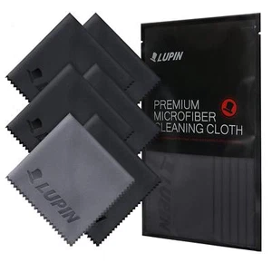 Lupin Microfiber Cleaning Cloths, 6 Pack Premium Ultra Lint Free Polishing Cloth - Picture 1 of 29
