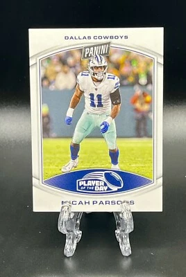 2023 Panini NFL Player of the Day Micah Parsons #4 Dallas Cowboys - Image 1 of 2