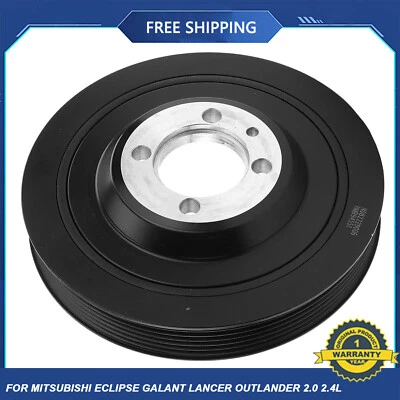 Engine Harmonic Balancer for Mitsubishi Eclipse Galant Lancer Outlander 2.0 2.4L - Imagem 1 de 4