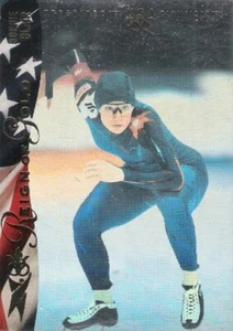 Bonnie Blair speed skating 1996 Upper Deck Olympic Reign of Gold insert card RN2 - Picture 1 of 1