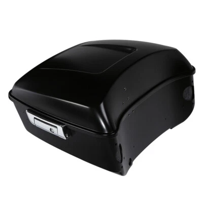 King Pack Trunk Fit For Harley Touring Electra Glide 14-24 Black Demin - Image 1 of 4