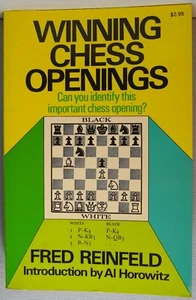 Reinfeld, Fred - Winning Chess Openings TPB 1st Printing 1973 Very Good - Imagen 1 de 3