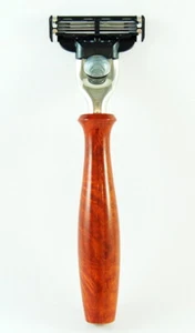 Afeitadora HANS BAIER Germany MADERA DE RAÍZ compatible con cuchillas Gillette Mach3 - Imagen 1 de 1