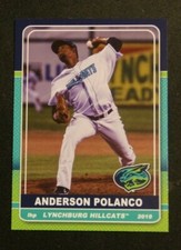 2019 Grandstand, Lynchburg Hillcats - ANDERSON POLANCO - Dominican Republic