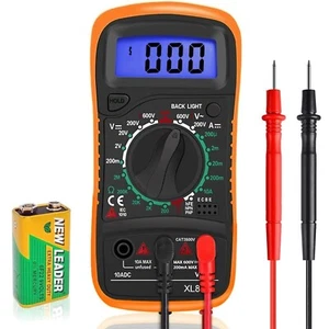 Digital Multimeter Volt Tester Batterietester AC/DC 9V, für Haushalts- & Auto... - Bild 1 von 11