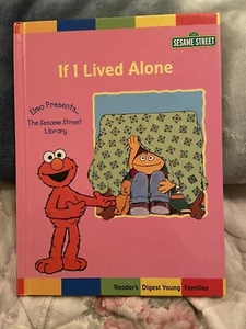 SESAME STREET  IF I LIVED ALONE 2002 Hardcover Book - Imagen 1 de 11