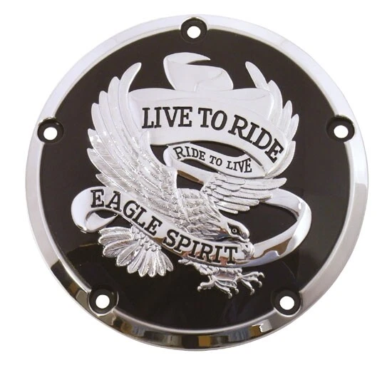 1999 - 2020 black eagle spirit derby clutch cover Harley Davidson touring trike Foto 1 de 1
