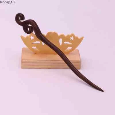 Traditional Hairpin Chinese Hairpin Solid Wood Vintage Headwear Decoration - Image 1 of 2