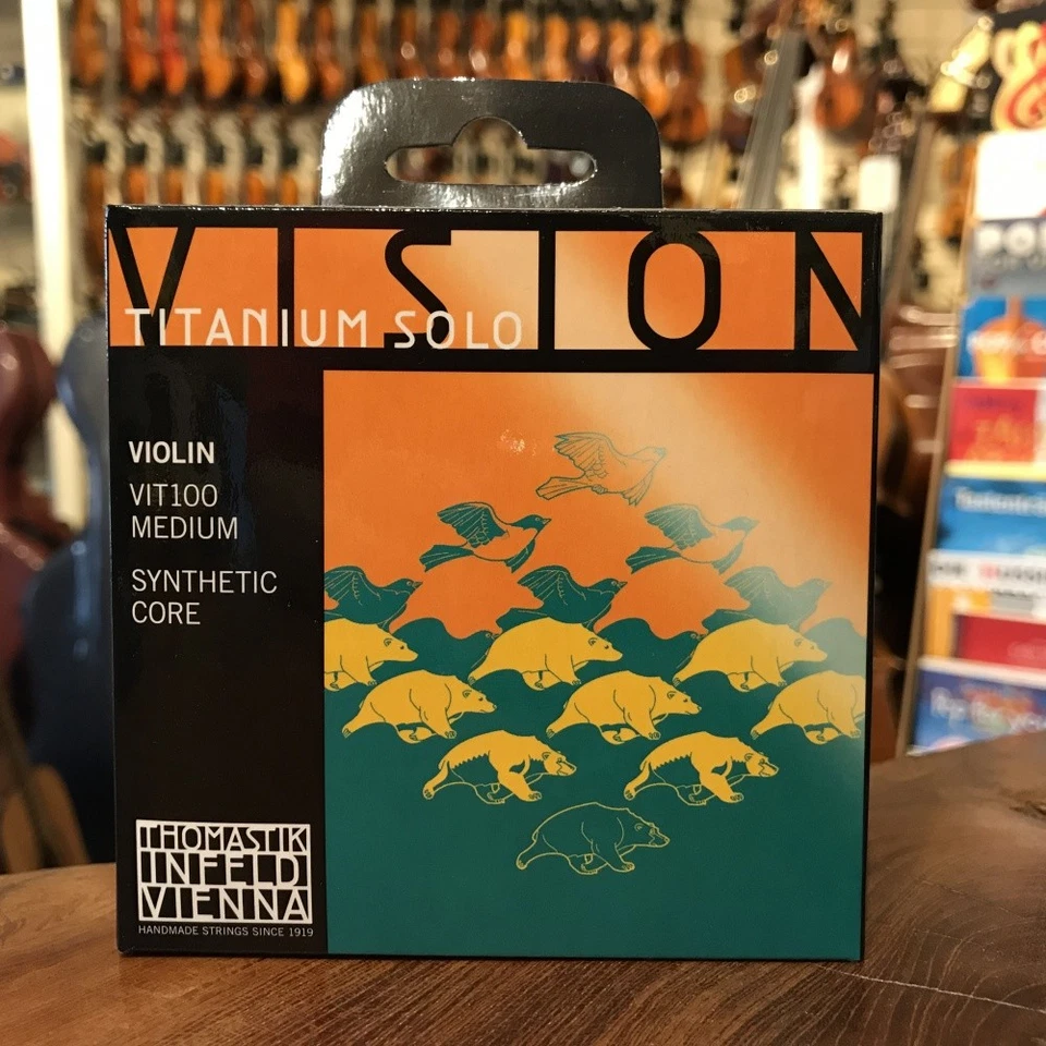 Thomastik Vision TITANIUM SOLO 4/4 corde per violino SET 4/4 corde per violin... - Immagine 1 di 1