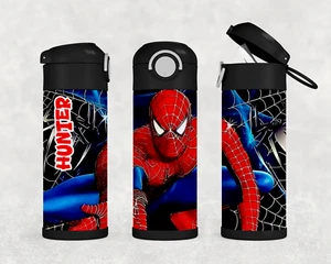 Personalized Spiderman Super Hero 12oz Kids Stainless Steel Tumbler - Picture 1 of 5