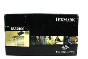 Genuine Lexmark 12A7400 Black Return Program Toner Cartridge E321 E323 OEM New - Picture 1 of 12