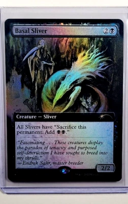 2022 MTG Magic the Gathering Secret Lair Drop Foil 629 Basal Sliver Extended Art - Image 1 of 2