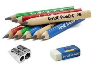 Short Jumbo Kids Pencils for Preschoolers, Kindergarten, Toddlers & Beginners - - Picture 1 of 7