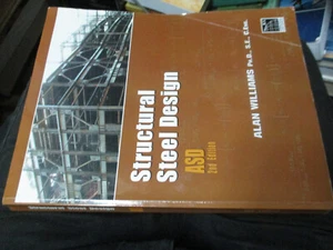Structural Steel Design, ASD by Alan Williams,  2007 large softcover  GOOD+ - Foto 1 di 3