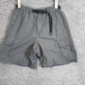 REI Cargo Shorts Herren klein grün Nylon schnelltrocknend UPF50 verstellbarer Bund Gürtel - Bild 1 von 14