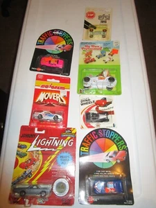 SET OF 7, DIECAST Toys EFSI, LIGHTNING, MAJORETTE, TRAFFIC STOPPERS, TOY TOWN, - Picture 1 of 8