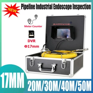 Pipe Inspection Video Camera Pipeline Industrial Endoscope IP68 W/ Meter Counter - Picture 1 of 11