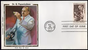 Scott #1754 Dr. G. Papanicolaou (05/18/78) Colorano Silk FDC Washington D.C. - Picture 1 of 2