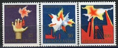 1101 - Yugoslavia 1964 - Liga Comunista Yugoslava - Juego MNH Foto 1 de 2