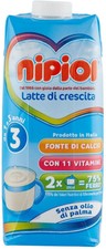 Nipiol Latte Liquido 3 - 24 confezioni da 500 ml - Totale: 12 l