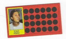 1981 TOPPS SCRATCH OFF TONY PEREZ #8 OF 108 BOSTON RED SOX