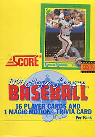 1990 Score Baseball Cards you pick cards 251-500.  Free shipping