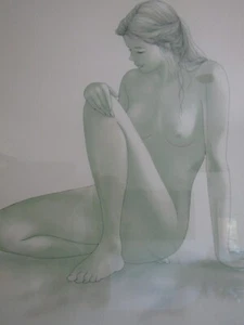 Manzano Virginie (1950) / Lithographie originale signée numérotée 91/350 - Foto 1 di 4