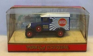 MATCHBOX Models of Yesteryear Y-19 1929 Morris Cowley Van BRASSO ISSUE 1 Boxed - Picture 1 of 3