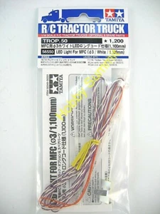 Tamiya 1/14 1100mm 3mm WHITE LED Volvo Timber Truck 56360 MFC-03 MFC-01 56550 - Picture 1 of 2