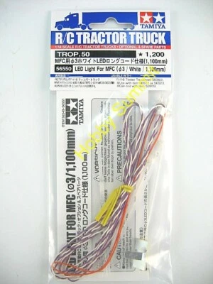 Tamiya 1/14 1100mm  3mm WHITE  LED Volvo Timber Truck 56360  MFC-03 MFC-01 56550 - Image 1 of 2