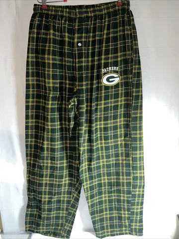 Green Bay Packers Sleepwear Pants  Large Pajamas NFL Team Apparel Mens XL Cover