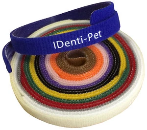 12 Whelping Collars ID Bands Puppy Kitten Soft Adjustable Reusable IDenti-Pet? - Picture 1 of 3