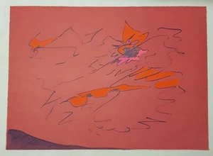 Giulio Turcato Mantova astrattismo informale litografia e serigrafia originale - Foto 1 di 3