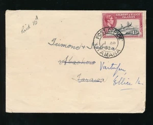 GILBERT + ELLICE INTER ISLAND TAMANA to TARAWA + REDIRECTED VAITUPU - Picture 1 of 2