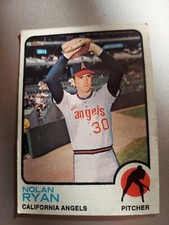 1973 Topps baseball card #220 Nolan Ryan