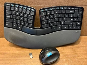 Microsoft Sculpt Ergonomic Wireless Tastatur & Maus mit Dongle getestet funktioniert super - Bild 1 von 4