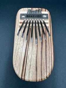Handgefertigtes Zebraholz Daumenklavier | 8 Tasten Appalachen Handwerk | Top Zustand - Bild 1 von 5