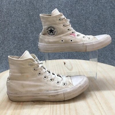 Converse Shoes Mens 3.5 Womens 5.5 CTAS  Hi Top Sneakers 150148C White Canvas - Image 1 of 4