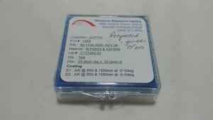 Rainbow Research 56-1106-0000 25 mm Durchmesser 10 mm ct Photonik Objektiv 7856 beschichtet - Bild 1 von 6