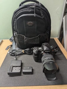 Sony Digital SLR Camera DSLR-A850 With Lens SAL2875 Battery And Battery Charger - Picture 1 of 11