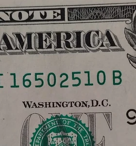(( ERROR - GAS PUMP DIGIT )) $1 2021 Federal Reserve Note ** CURRENCY - Picture 1 of 4