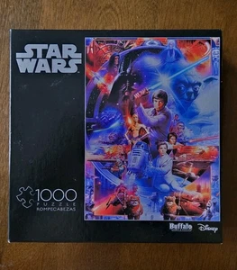 Disney Star Wars FIRST TRILOGY 1000pc Puzzle Jigsaw #10600 SEALED  Impressive.. - Picture 1 of 2