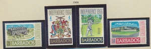 Barbados Stamps Scott #290 To 293, Mint Hinged, 1966 Independence - Picture 1 of 1