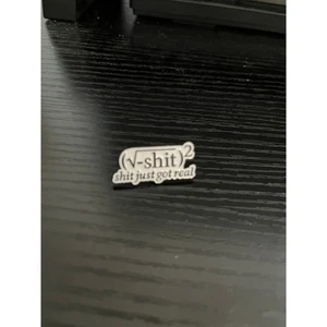 Enamel Pin sh!t just got real - Picture 1 of 2